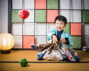 七五三　写真　和装　徳島