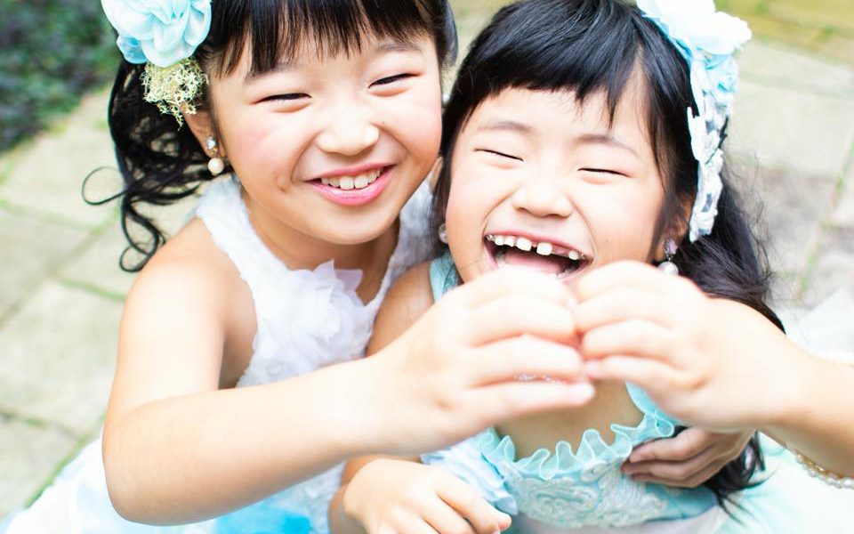 七五三　写真　ドレス　洋装　徳島